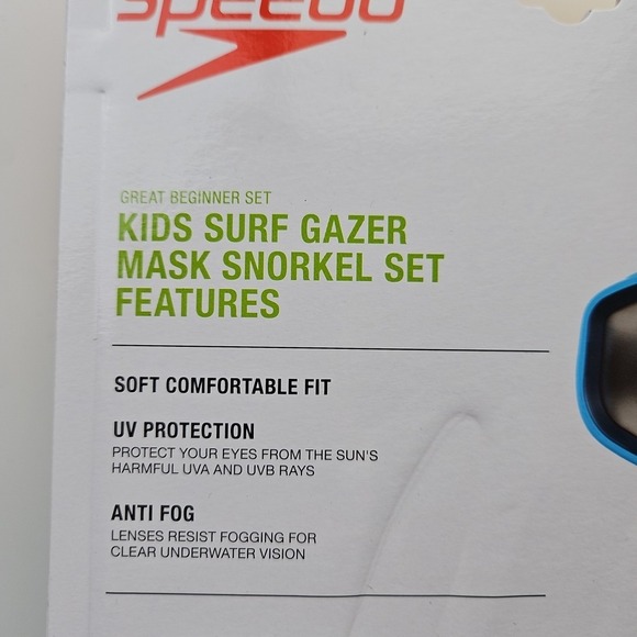 Speedo Comfortable Exploration Set Kids Age 3-8 Mask Snorkel Set New Sealed - Picture 7 of 11